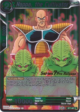 Nappa, el Cultivador (BT7-067_PR) [Promociones previas al lanzamiento de El Asalto de los Saiyajin] 