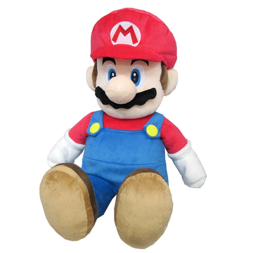 Little Buddy 1601 Super Star Collection Large Mario Plush, 24", Red