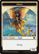 Angel // Knight (005) Double-Sided Token [Commander 2015 Tokens]-1