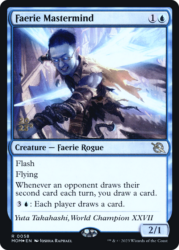 Faerie Mastermind [Promociones de prelanzamiento de March of the Machine] 