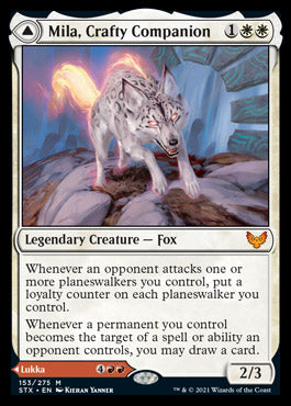 Mila, compañera astuta // Lukka, vínculo rebelde [Strixhaven: Escuela de magos] 