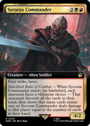 Comandante Sycorax (ilustración ampliada) [Doctor Who] 