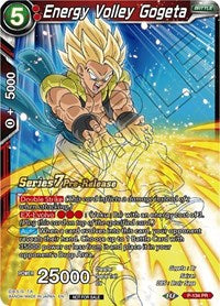 Gogeta Energy Volley (Alt Art) (P-134) [Promociones de prelanzamiento de Asalto de los Saiyans] 