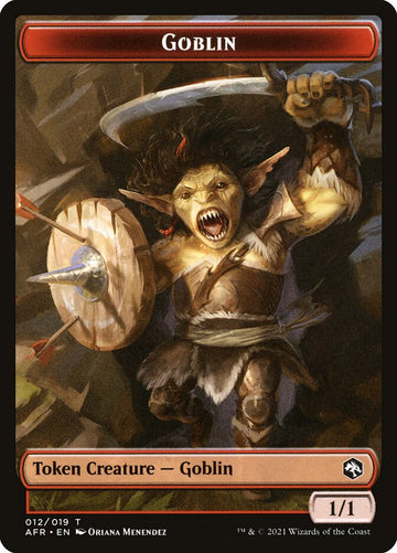 Clue // Goblin Double-Sided Token [Dungeons & Dragons: Adventures in the Forgotten Realms Commander Tokens] - 0
