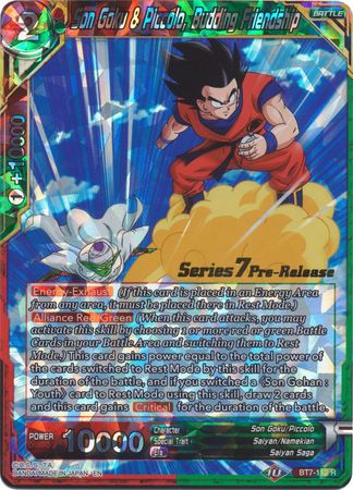 Son Goku y Piccolo, una amistad en ciernes (BT7-112_PR) [Promociones previas al lanzamiento de El asalto de los Saiyans] 
