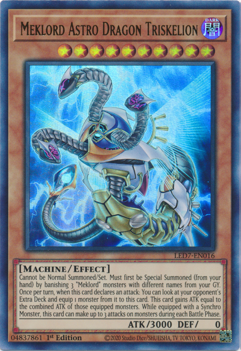 Meklord Astro Dragón Triskelion [LED7-EN016] Ultra Raro 