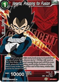 Vegeta, preparándose para la fusión (BT6-009) [Magnífica colección, versión Gogeta] 