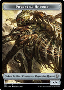 Phyrexian Wurm // Phyrexian Horror Double-Sided Token [Phyrexia: All Will Be One Commander Tokens]-2