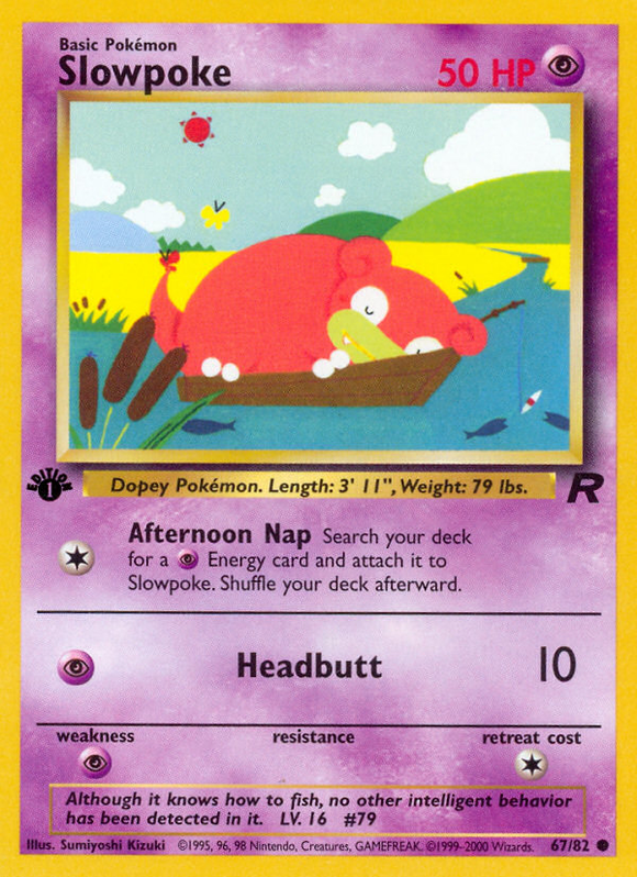 Slowpoke (67/82) [Equipo Rocket 1.ª Edición] 