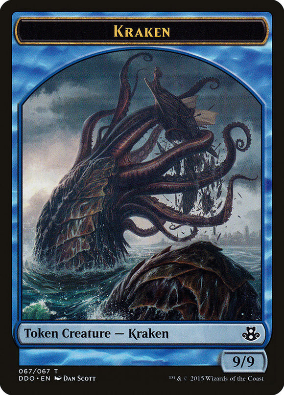 Ficha de Kraken [Duel Decks: Elspeth vs. Kiora] 