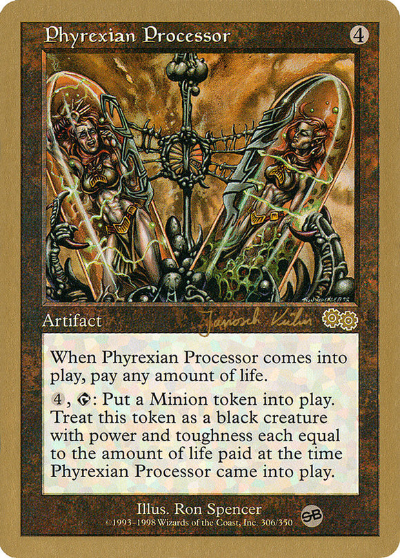 Procesador Phyrexian (Janosch Kuhn) (SB) [World Championship Decks 2000] 