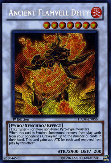 Deidad antigua de Flamvell [HA04-EN056] Secreto raro 
