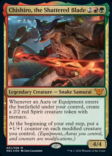 Chishiro, la espada destrozada [Kamigawa: Neon Dynasty Commander] 