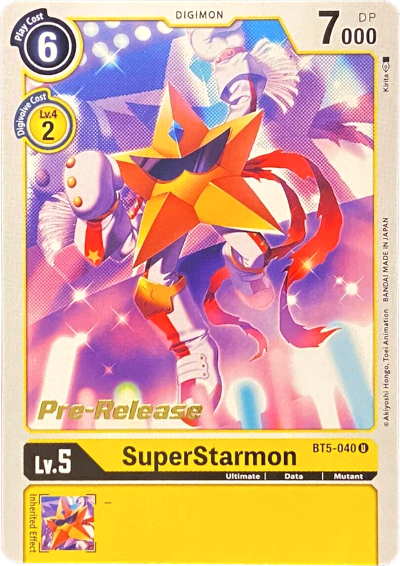SuperStarmon [BT5-040] [Promociones previas al lanzamiento de Battle of Omni] 