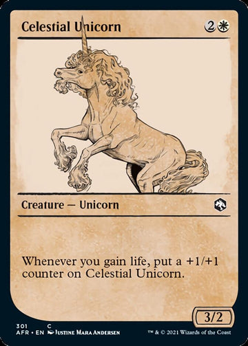 Unicornio celestial (escaparate) [Dungeons &amp; Dragons: Aventuras en los Reinos Olvidados] 