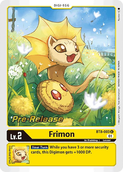 Frimon [BT8-003] [Nuevas cartas de prelanzamiento de Awakening] 
