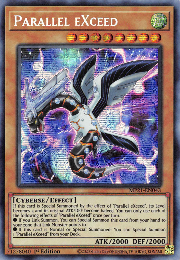Exceder paralelo [MP21-EN043] Prismático Secreto Raro 