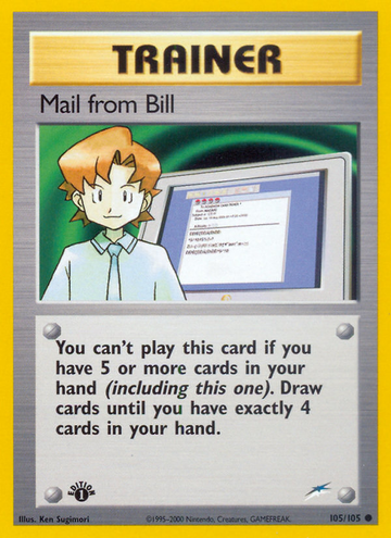 Correo de Bill (105/105) [Neo Destiny 1.ª edición] 