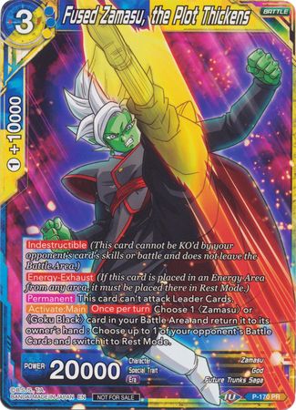 Zamasu fusionado, la trama se complica (P-170) [Tarjetas de promoción] 