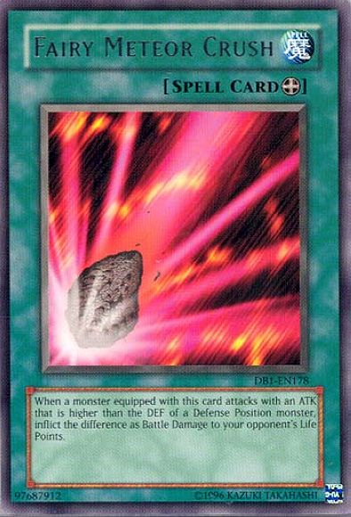 Meteorito de hadas aplastante [DB1-EN178] Raro 