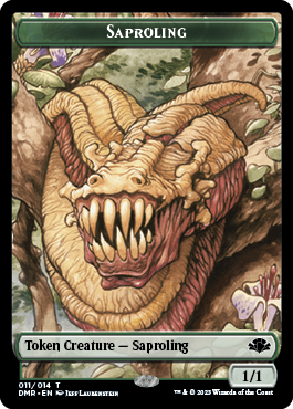 Zombie // Saproling Double-Sided Token [Dominaria Remastered Tokens] - 0