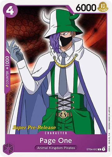 Página uno [Super Pre-Release Starter Deck: Animal Kingdom Pirates] 