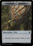 Eldrazi // Clue Double-Sided Token [Bloomburrow Commander Tokens]-2