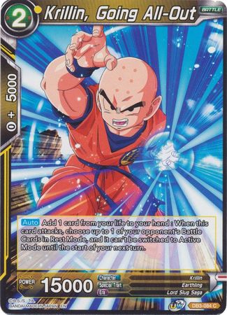 Krillin, a por todas (DB3-084) [Fuerza gigante] 