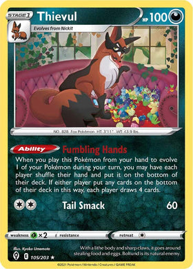 Thievul (105/203) [Espada y escudo: cielos en evolución] 