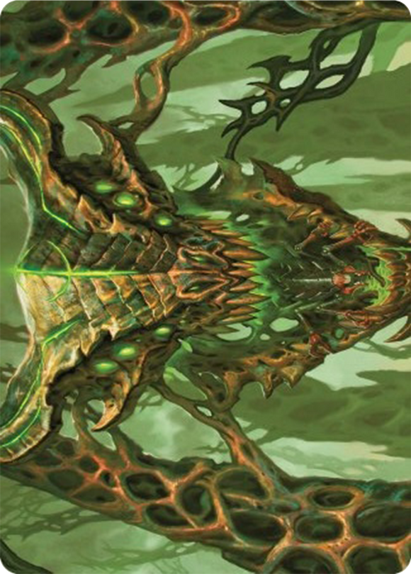 Tarjeta de arte de máscara de terror colosal [Serie de arte Modern Horizons 3] 
