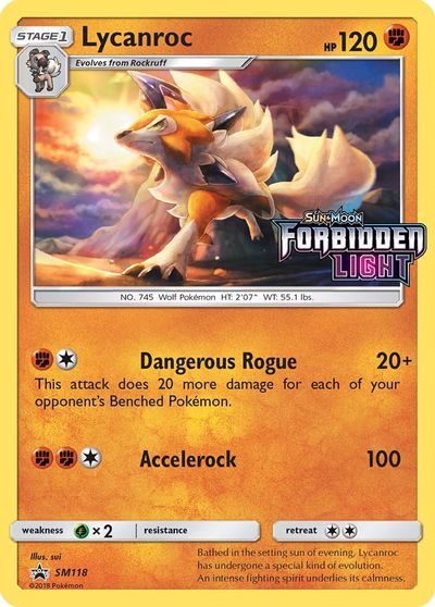 Lycanroc (SM118) (Promoción de prelanzamiento) [Promociones de Sun &amp; Moon: Black Star] 