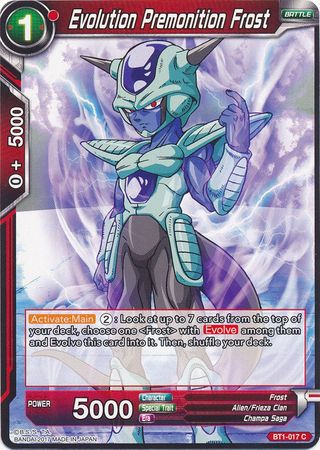 Premonición evolutiva Frost (BT1-017) [Batalla galáctica] 