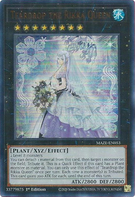 Lágrima de la Reina Rikka [MAZE-EN053] Ultra Raro 