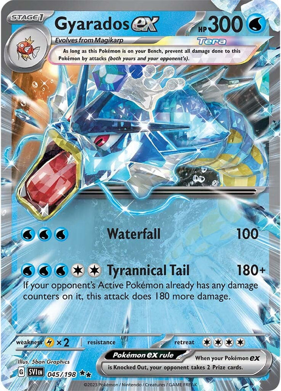 Gyarados ex (045/198) [Scarlet &amp; Violet: Conjunto básico] 