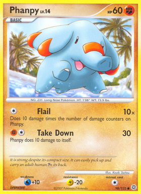 Phanpy (98/132) [Diamante y Perla: Maravillas secretas] 