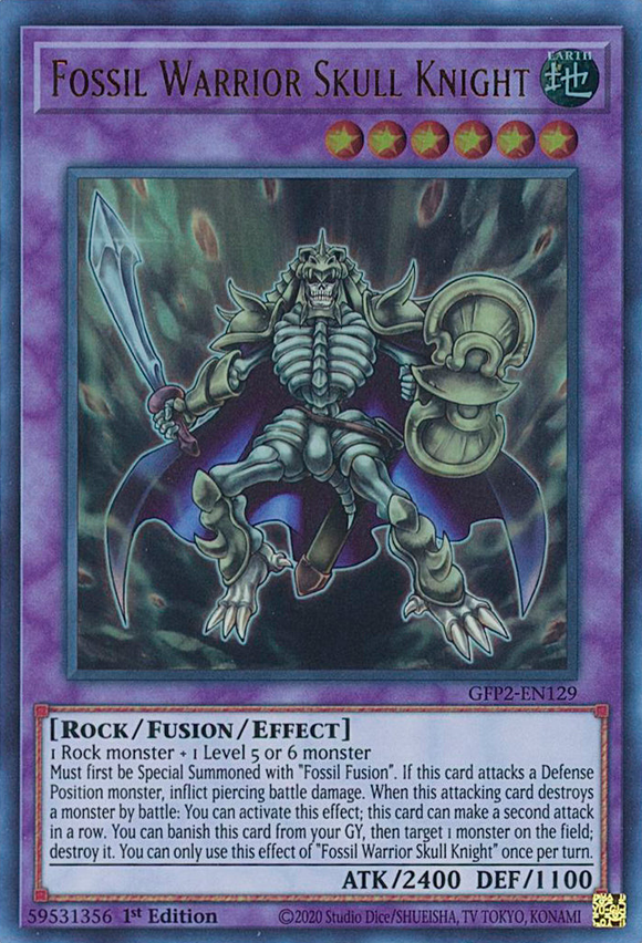 Caballero de la Calavera Guerrero Fósil [GFP2-EN129] Ultra Raro 
