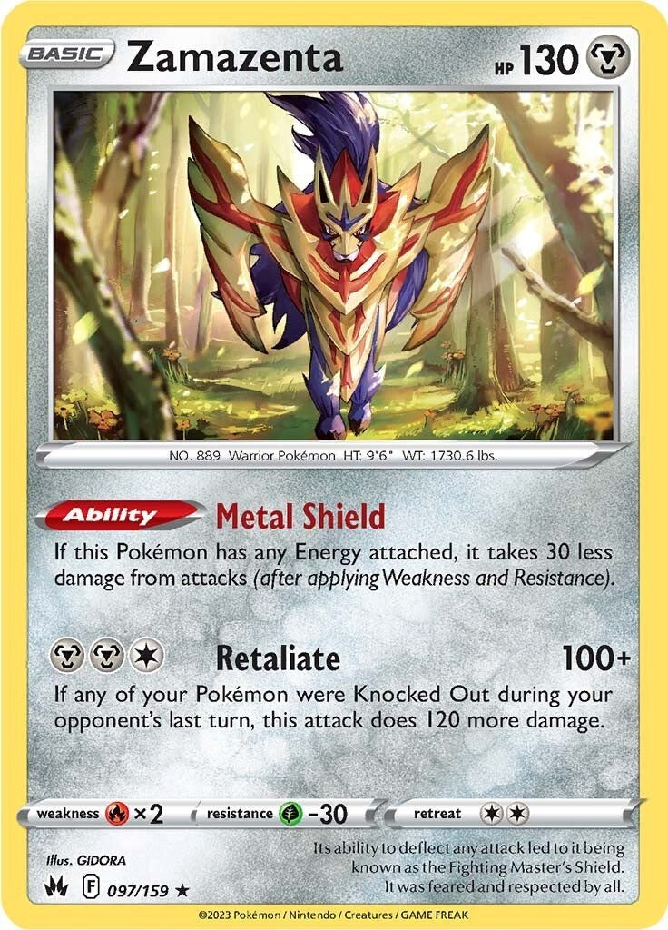 Zamazenta (097/159) [Espada y escudo: Corona Zenith] 