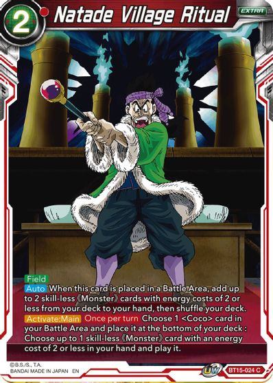 Ritual de la aldea de Natade (BT15-024) [Enfrentamiento Saiyan] 