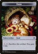Faerie // Food (17) Double-Sided Token [Throne of Eldraine Tokens]-2