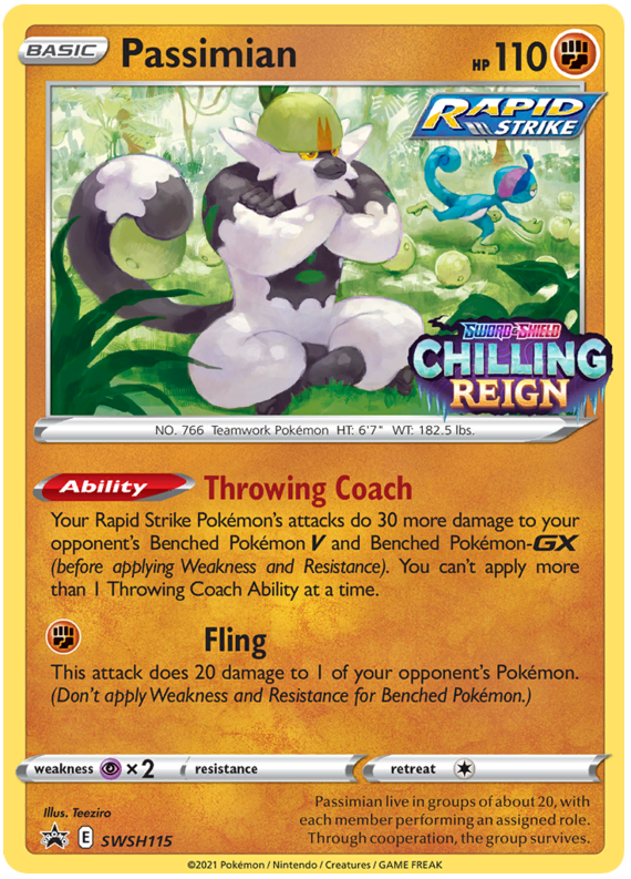 Passimian (SWSH115) [Promociones de Sword &amp; Shield: Black Star] 