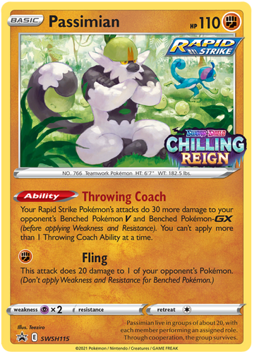 Passimian (SWSH115) [Promociones de Sword &amp; Shield: Black Star] 