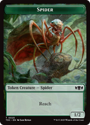 Wall // Spider Double-Sided Token [Tarkir: Dragonstorm Commander Tokens]-2