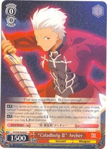 Arquero "Caladbolg II" (FS/S36-E054 R) [Fate/Stay Night [Unlimited Blade Works] Vol. II] 