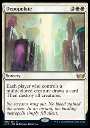 Despoblar (paquete promocional) [Promociones de Streets of New Capenna] 