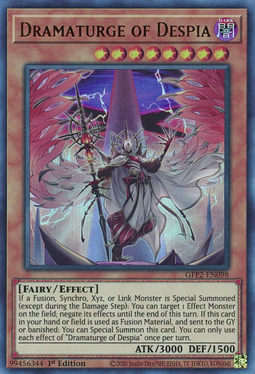 Dramaturgo de Despia [GFP2-EN098] Ultra Raro 