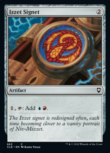 Sigilo de Izzet [Commander Legends: Batalla por la Puerta de Baldur] 