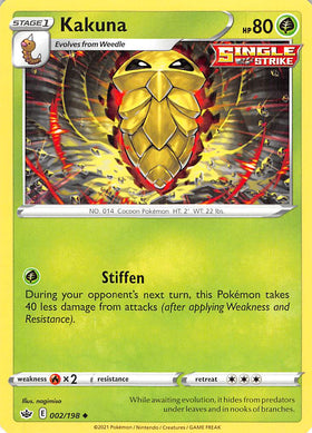 Kakuna (002/198) [Espada y escudo: reinado escalofriante] 