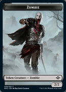 Treasure (21) // Zombie Double-Sided Token [Modern Horizons 2 Tokens]-2