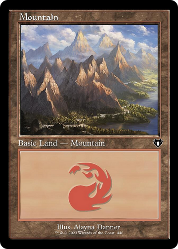 Montaña (446) (Retro) [Comandante Masters] 