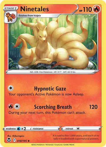 Ninetales (018/195) [Espada y escudo: Tempestad de plata] 